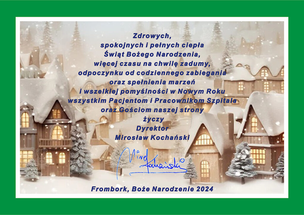 Życzenia - Boże Narodzenie 2024