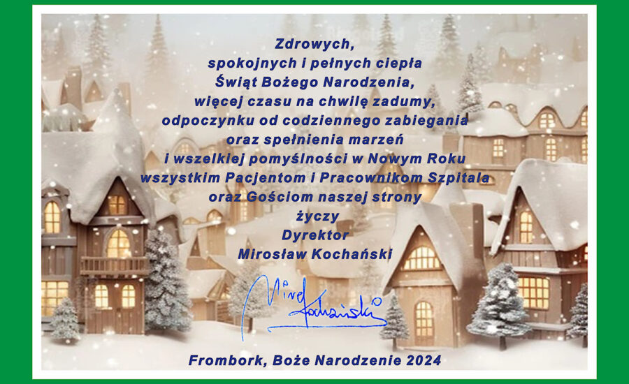 Życzenia - Boże Narodzenie 2024